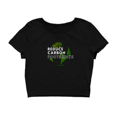 Reduce Carbon Footprints Crop Top