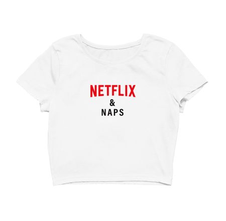 Netflix & Naps Crop Top