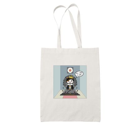 Funny cat meme Tote Bag