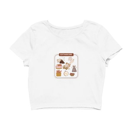 Cottagecore aesthetic Crop Top