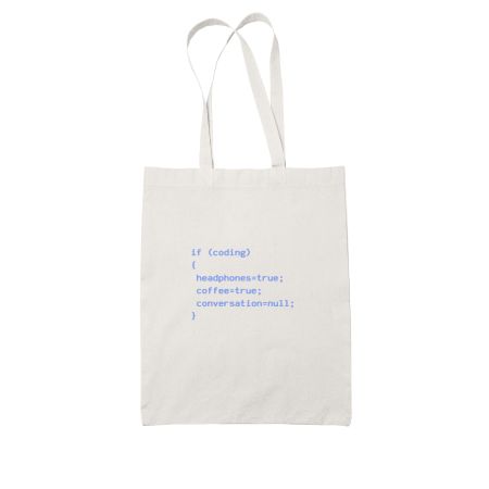 Life of Coder White Tote Bag