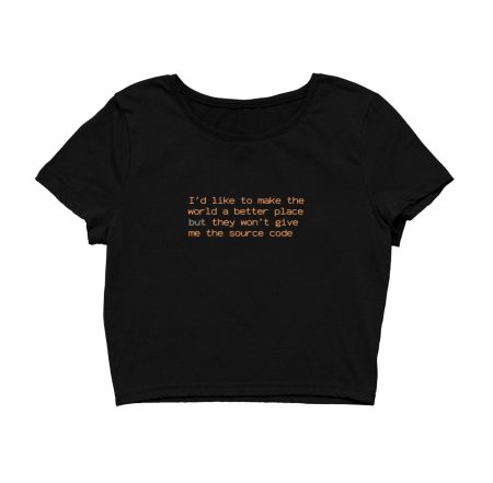 Source Code Crop Top