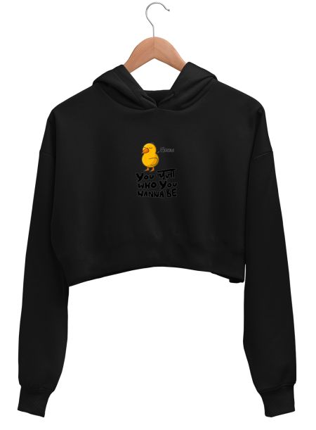 You Chuza Crop Hoodie