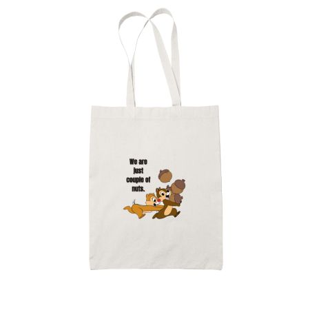 Funny chip and dale White Tote Bag