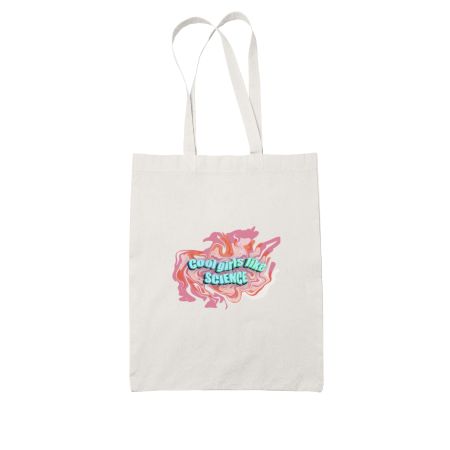 Cool Girls Like Science White Tote Bag