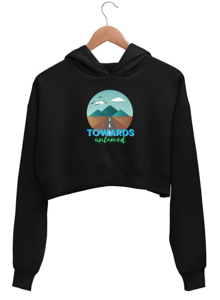 Towards Untamed  Crop Hoodie