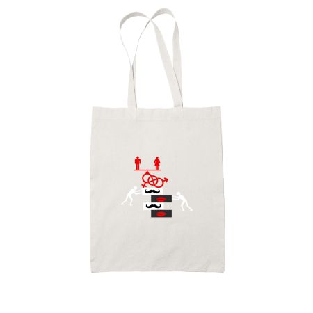 Men Women Gender Equality Tote Bag