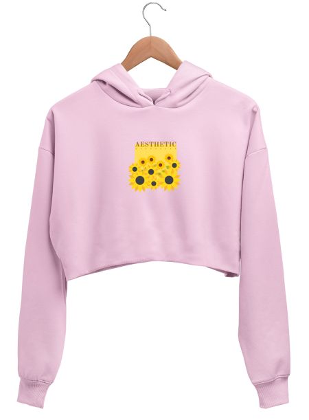 .AESTHETIC. Crop Hoodie