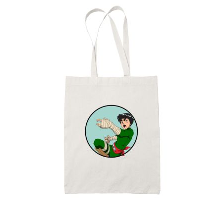 Anime Ed :  Rock Drunk Lee White Tote Bag