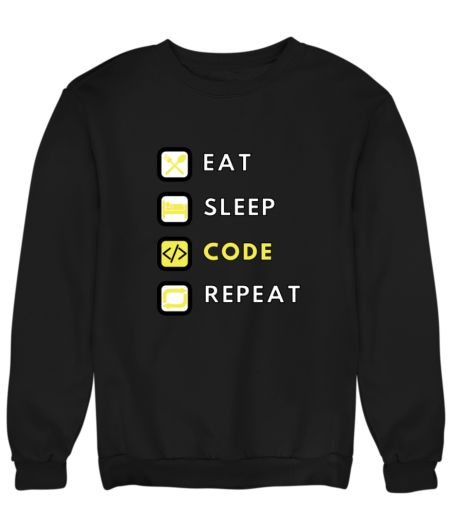 Coder lifestyle for code lover Sweatshirt