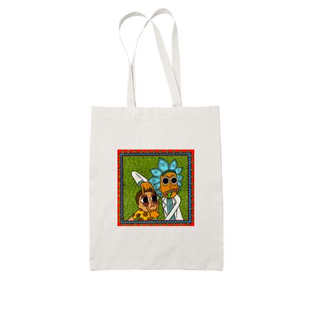 Open Your Eyes Morty White Tote Bag