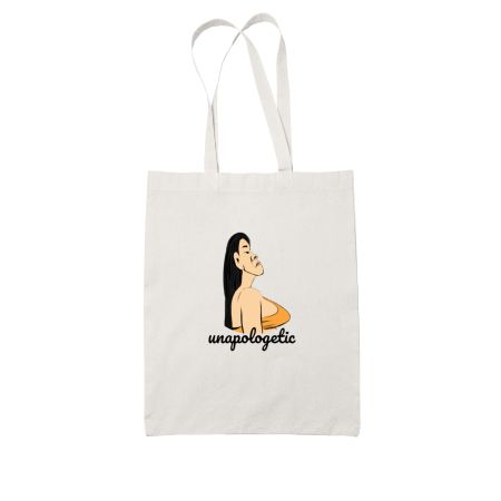 Unapologetic White Tote Bag