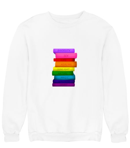 PRIDE BOOKSTACK Sweatshirt