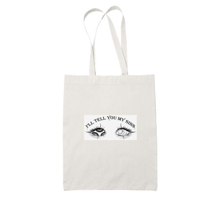 I'll tell you my sins. White Tote Bag