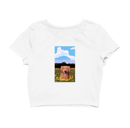 Field of Flowers Crop Top