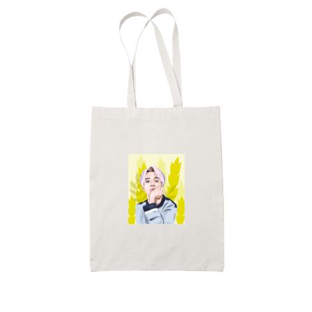 Jimin of BTS T-shirt  White Tote Bag