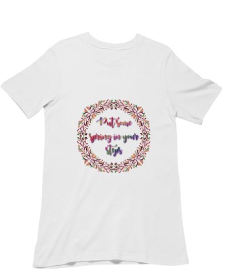 Spring Wreath positive quote  Classic T-Shirt