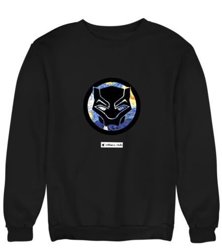 Van Gogh Panther Nibbana Std Sweatshirt