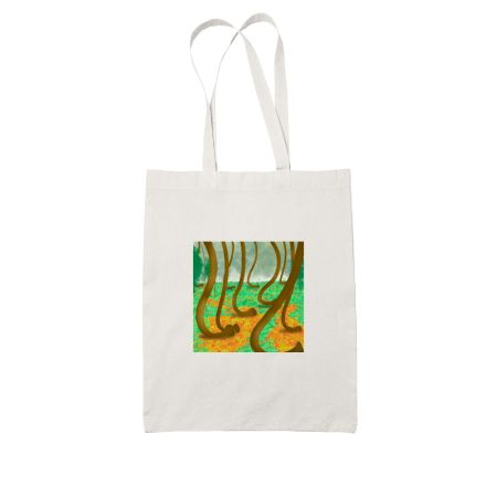 Crooked Forest White Tote Bag