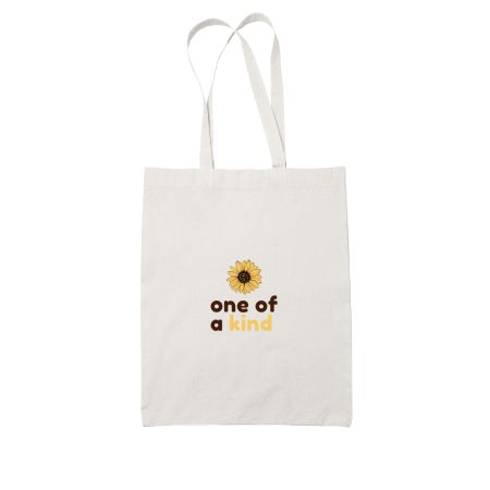 1 of a kind White Tote Bag