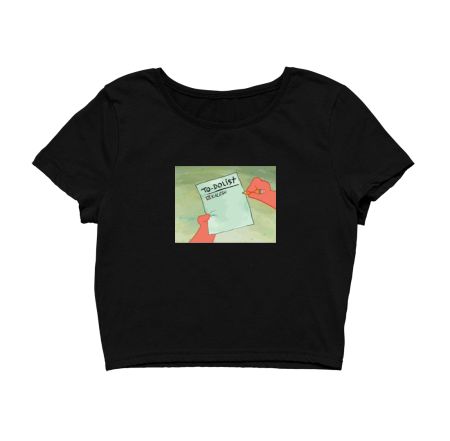 To do list Crop Top