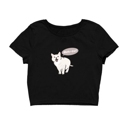 Meme cat Crop Top