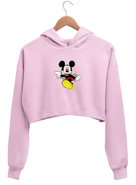 Mickey Mouse Crop Hoodie