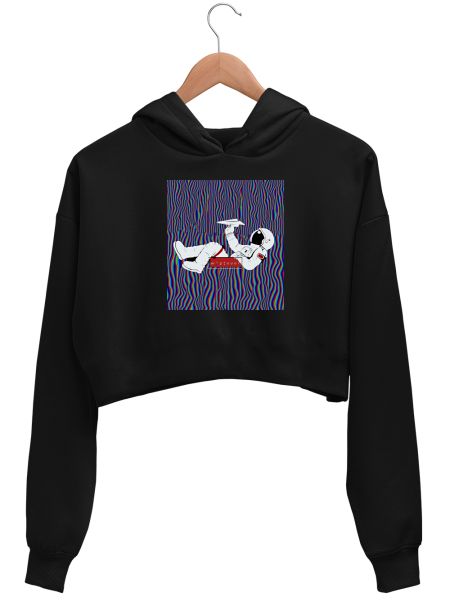 Astronaut Crop Hoodie