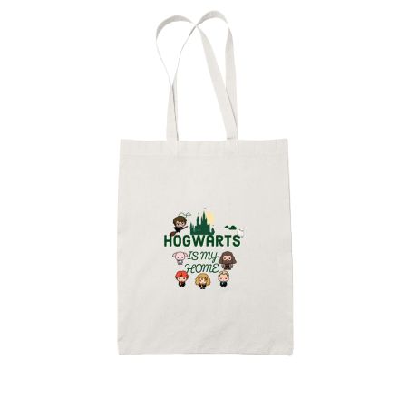 Hogwarts is my Home White Tote Bag