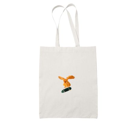 birdy on wheels White Tote Bag