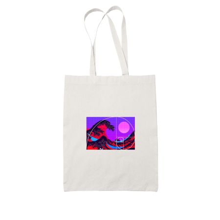 vaporwaves retro symmetry Tote Bag