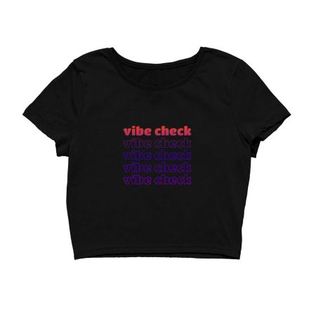 vibe check'd Crop Top