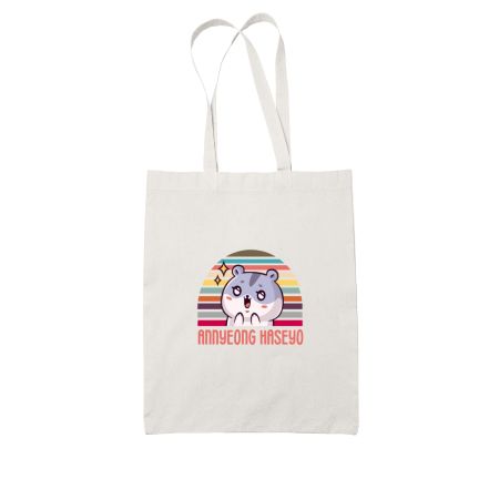 Korean welcome White Tote Bag