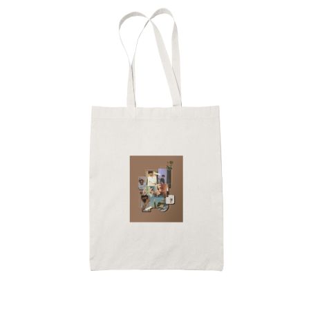 BTS Jungkook Coffee aesthetic White Tote Bag