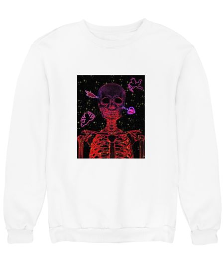 Love - skull dark art Sweatshirt