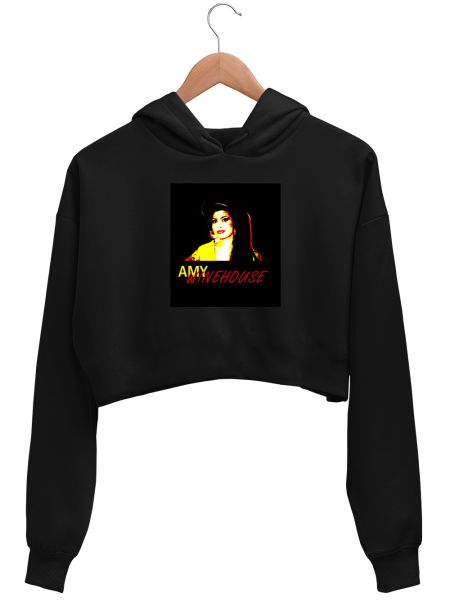 Amy Winehouse Crop Hoodie