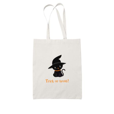 Cat Mom Halloween  White Tote Bag