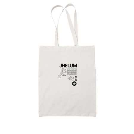 JHELUM White Tote Bag