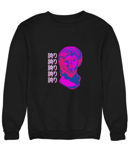 vaporwave pride bi Sweatshirt