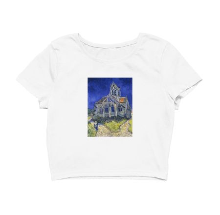 Van gogh painting  Crop Top