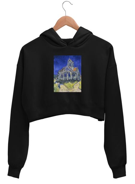 Van gogh painting  Crop Hoodie