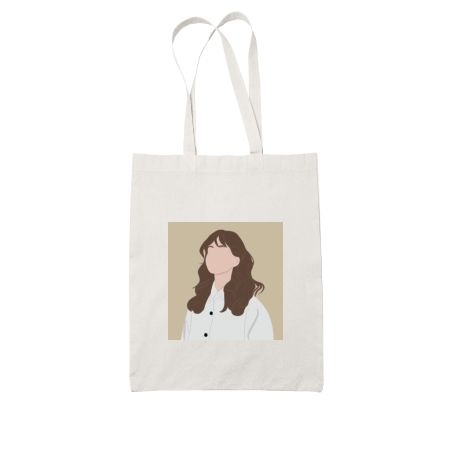 CUTE AESTHETICS White Tote Bag