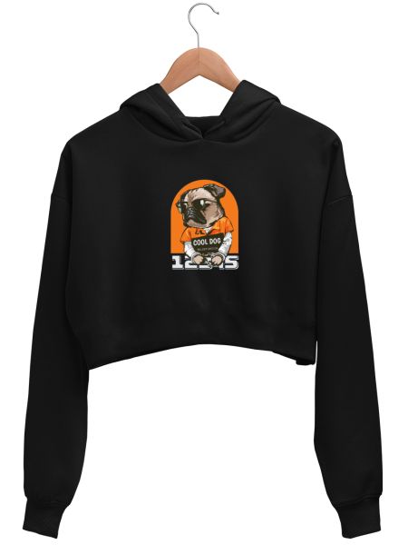 Cool Dog Crop Hoodie