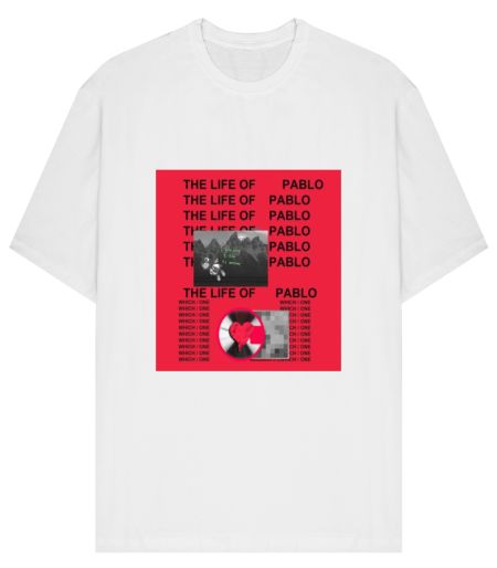 LIFE OF PABLO Oversized T-Shirt Frankly Wearing