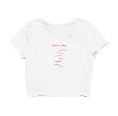 Harry's house tracklist  Crop Top