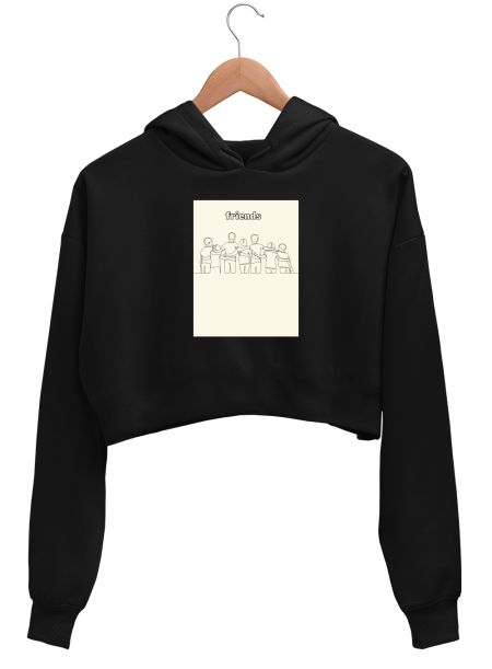 Friends Crop Hoodie