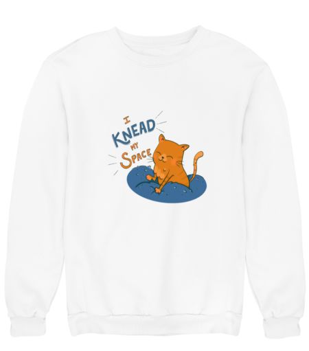 Cute cat needs its space funny Sweatshirt