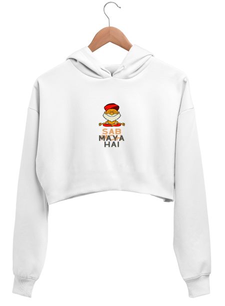 Moh Maya Crop Hoodie