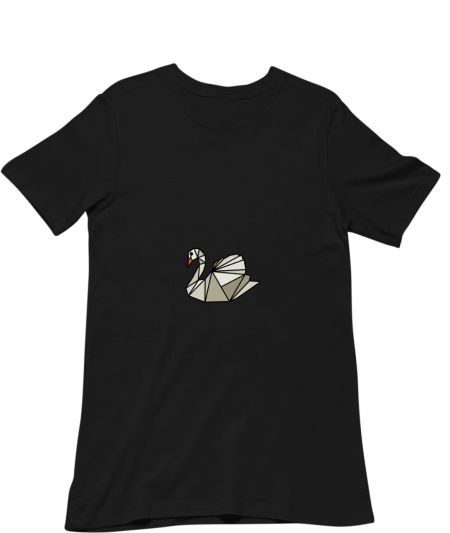 Geometric Swan Regular T-Shirt