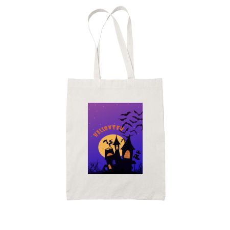 Halloween 🎃 White Tote Bag